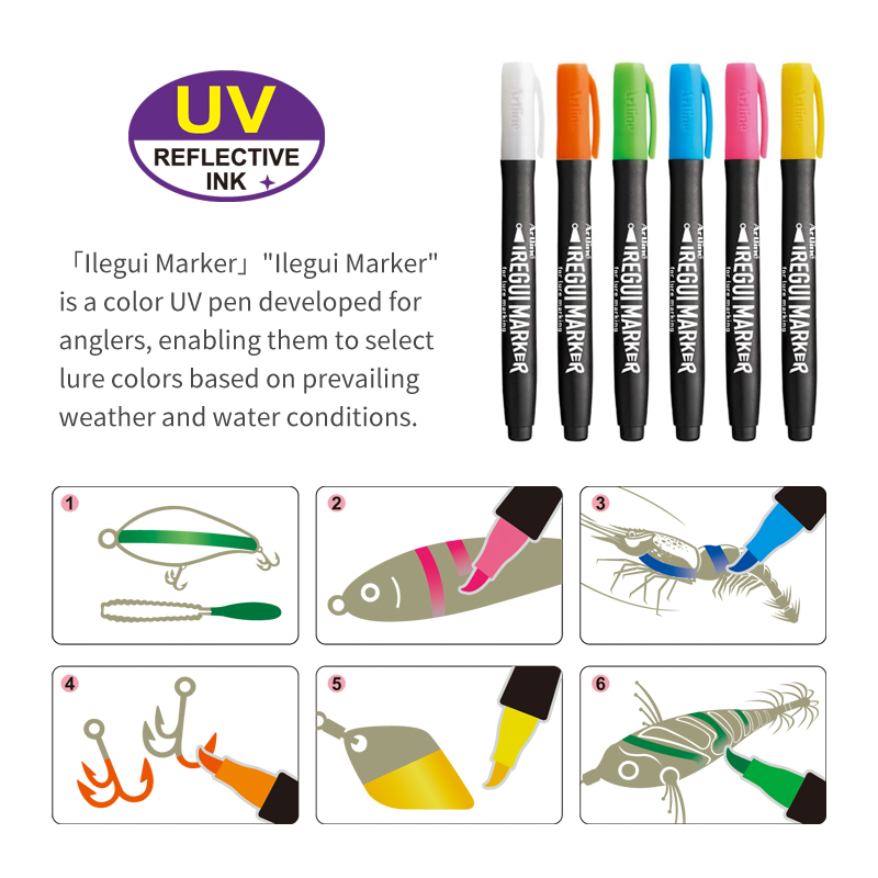 Nieuwe visgereedschap UV fluor - Fishing Lure Accessories recensie en prijs