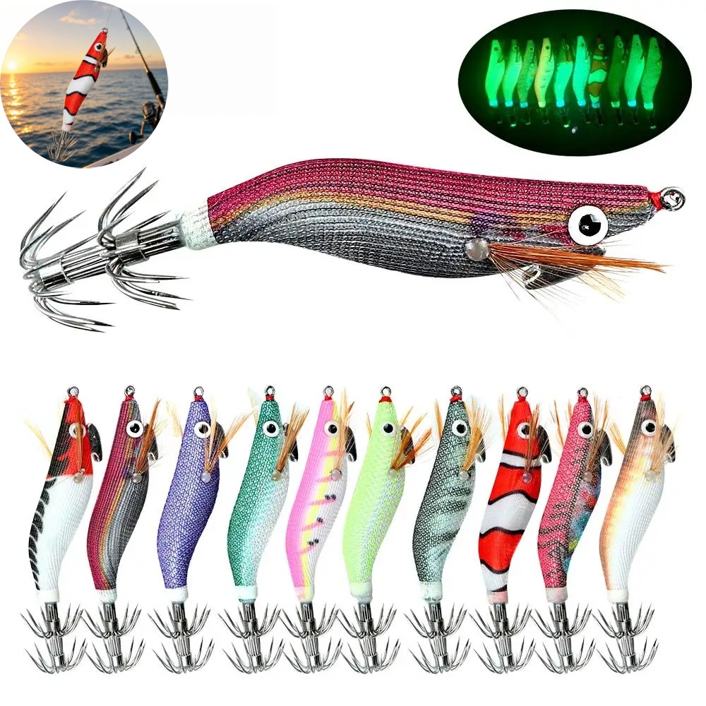 Lichtgevend Inktvis-Aas Kunstm - Fishing Lure Jig recensie en prijs
