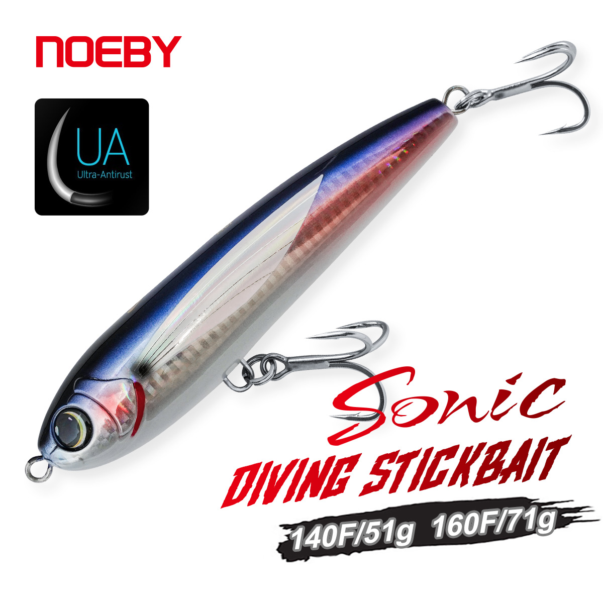 NOEBY Duikstickbait 140mm 51g  - Fishing Lure Buzzbait recensie en prijs