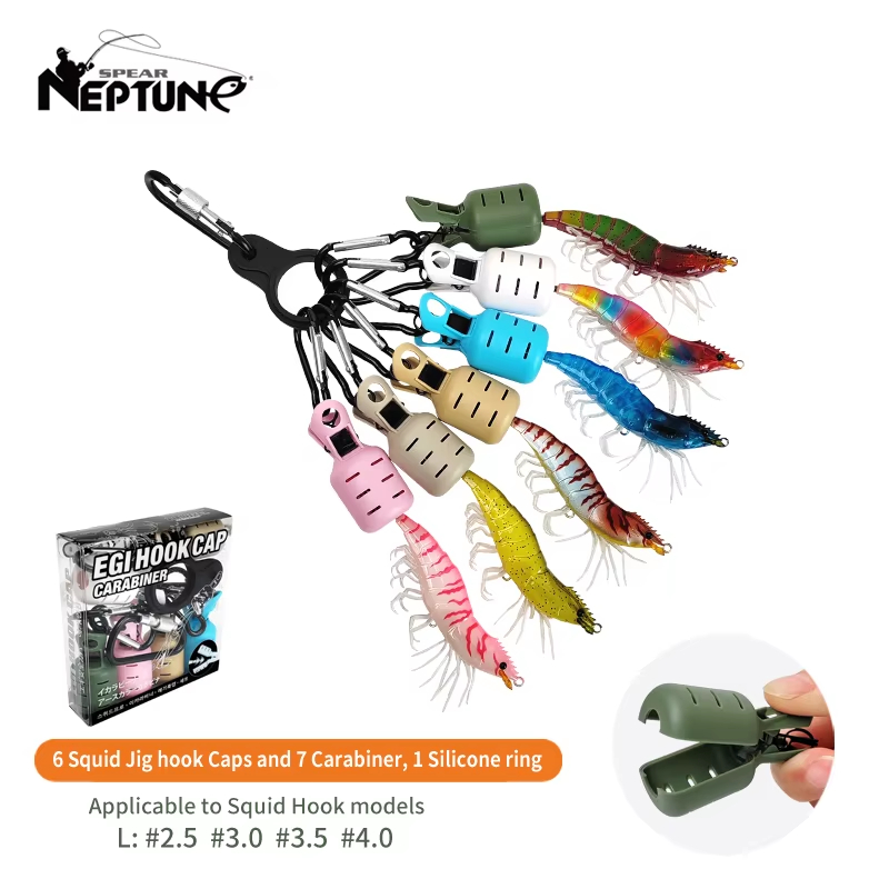 6-delige kleurrijke inktvis ji - Fishing Lure Accessories recensie en prijs