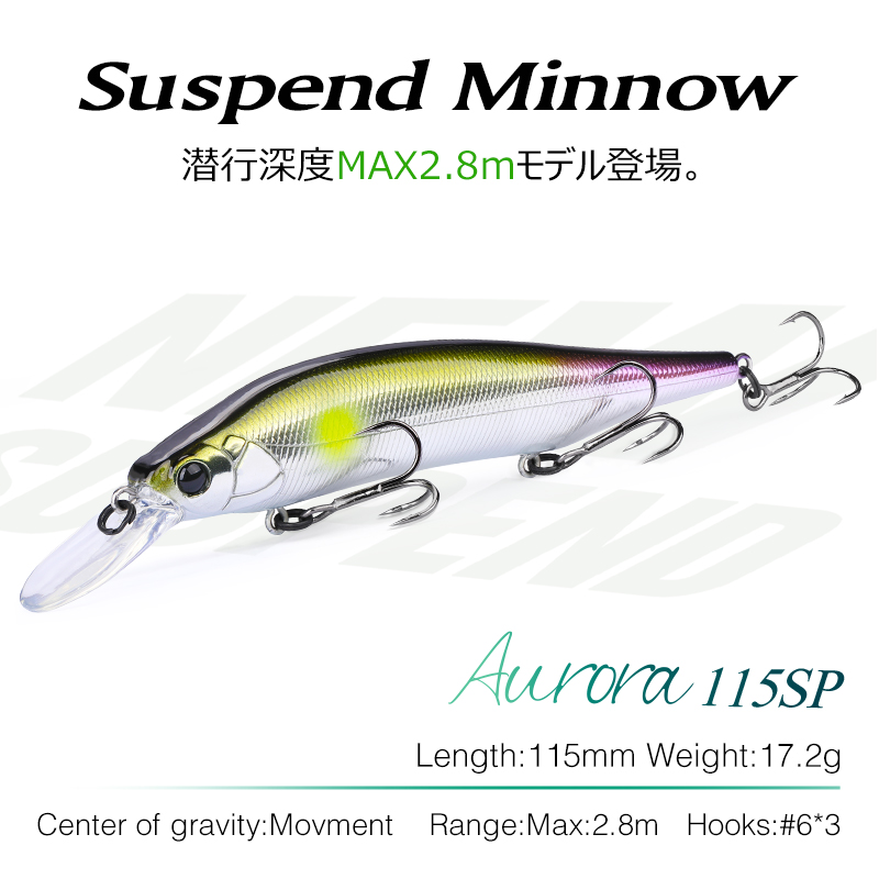 TSURINOYA 115mm 17.2g Opschort - Fishing Lure Jerkbait recensie en prijs