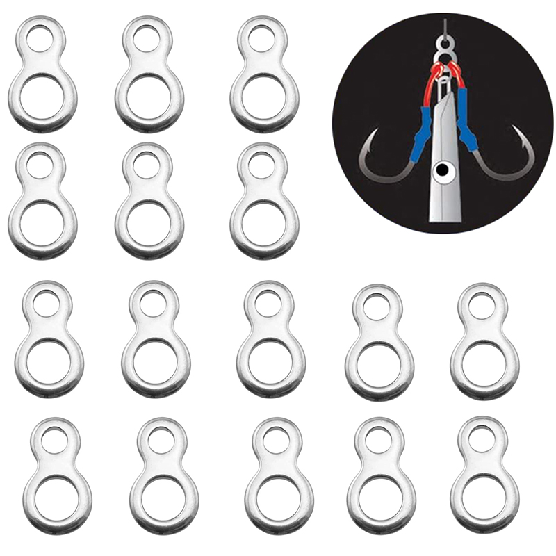 10-50 Stuks Roestvrijstalen Vi - Fishing Lure Accessories recensie en prijs