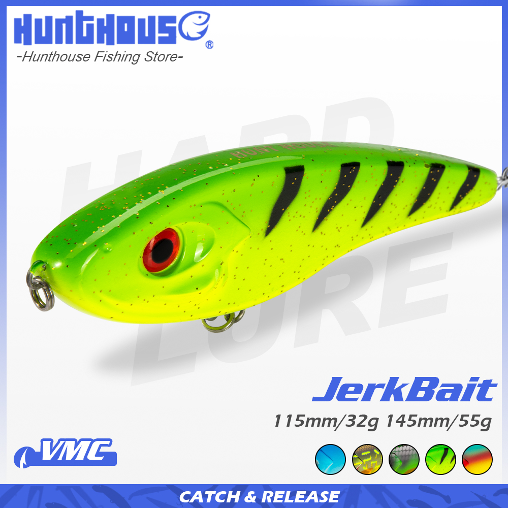 Hunthouse Jerkbait Musky Buste - Fishing Lure Jerkbait recensie en prijs