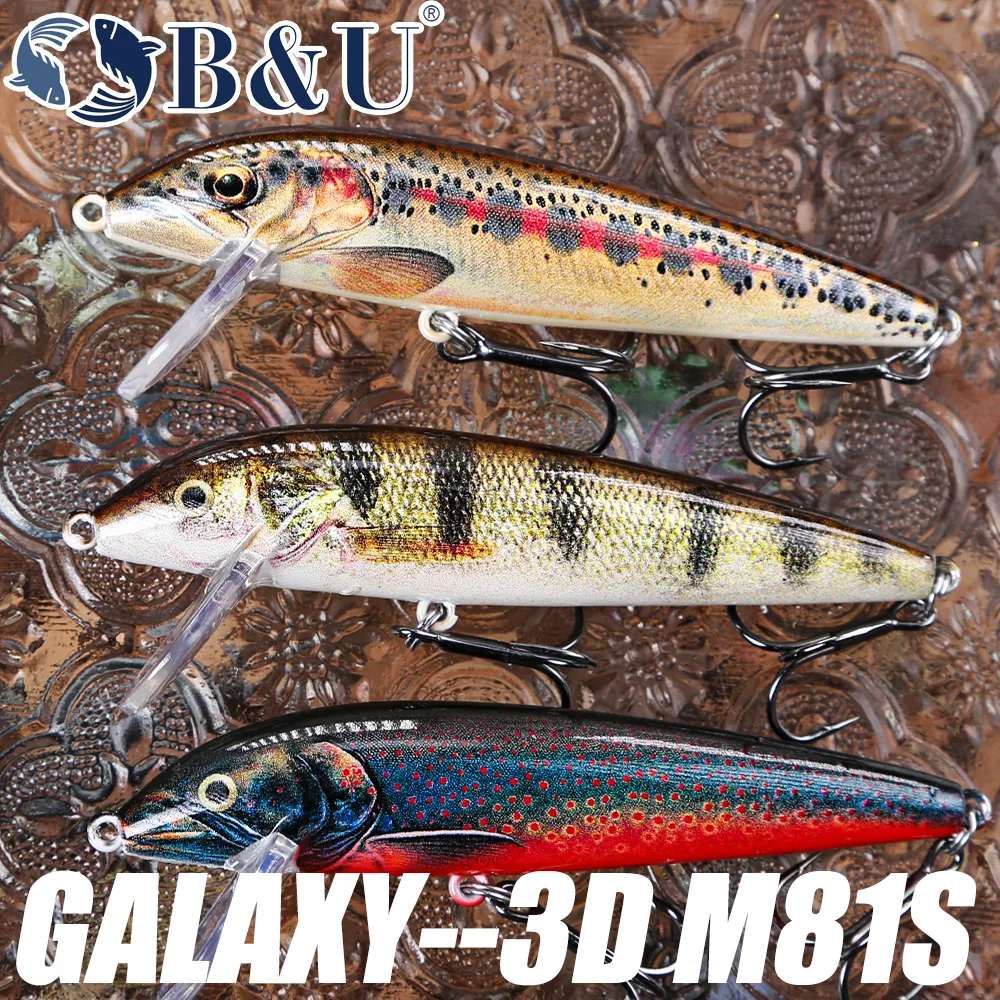 B&U 80mm Sinking Minnow Wobbli - Fishing Lure Jerkbait recensie en prijs