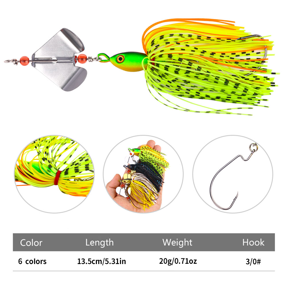 1 stuk 13,5cm 20g Vislokmiddel - Fishing Lure Buzzbait recensie en prijs