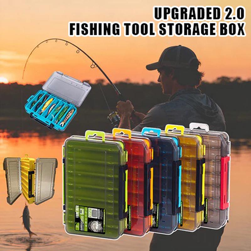 Dubbelzijdige compacte visdoos - Fishing Lure Box recensie en prijs